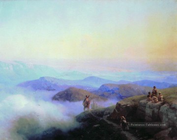 Ivan Aivazovsky chaînes du Caucase montagnes Montagne Peinture à l'huile